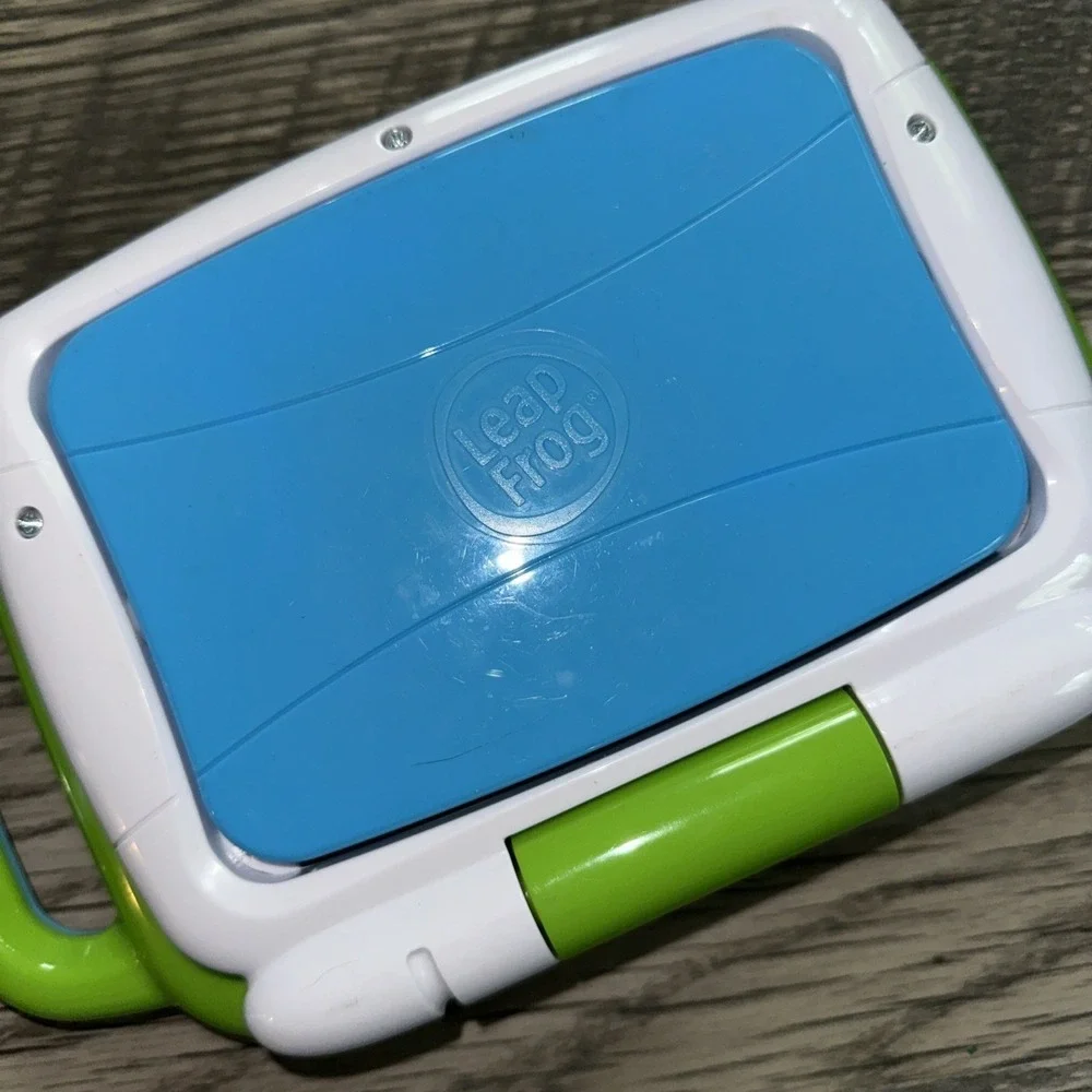 Leap Frog 2 in 1 LeapTop Touch Blue Green Learning Toy‎ - Preowned WORKS